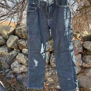 Carhartt Men's Dark Blue Relaxed Jeans